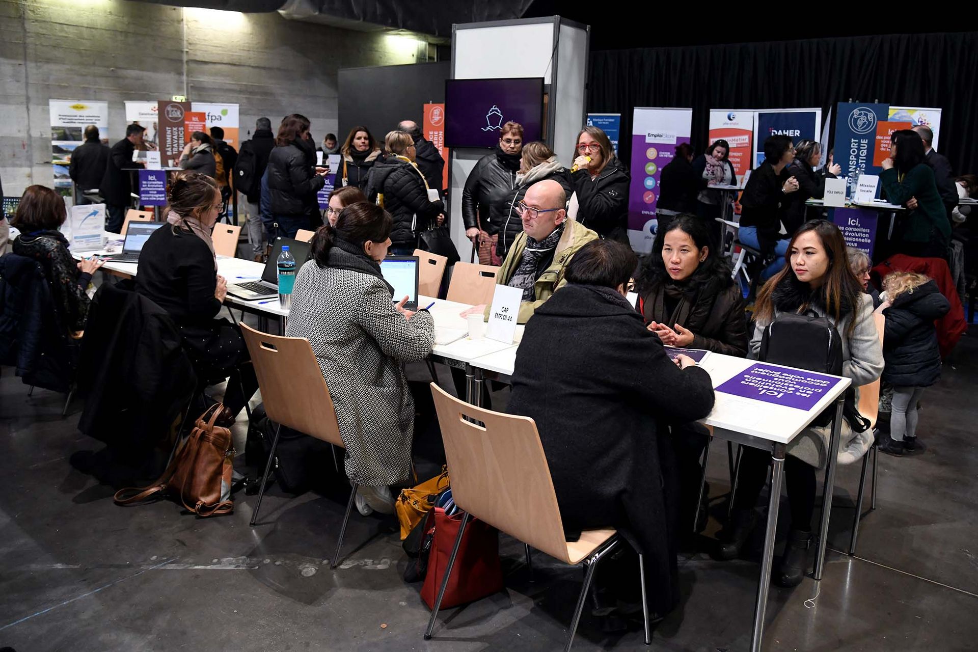 Affiner son projet de reconversion au pôle "changer de métier" (©Ville de Saint-Nazaire - Christian Robert)