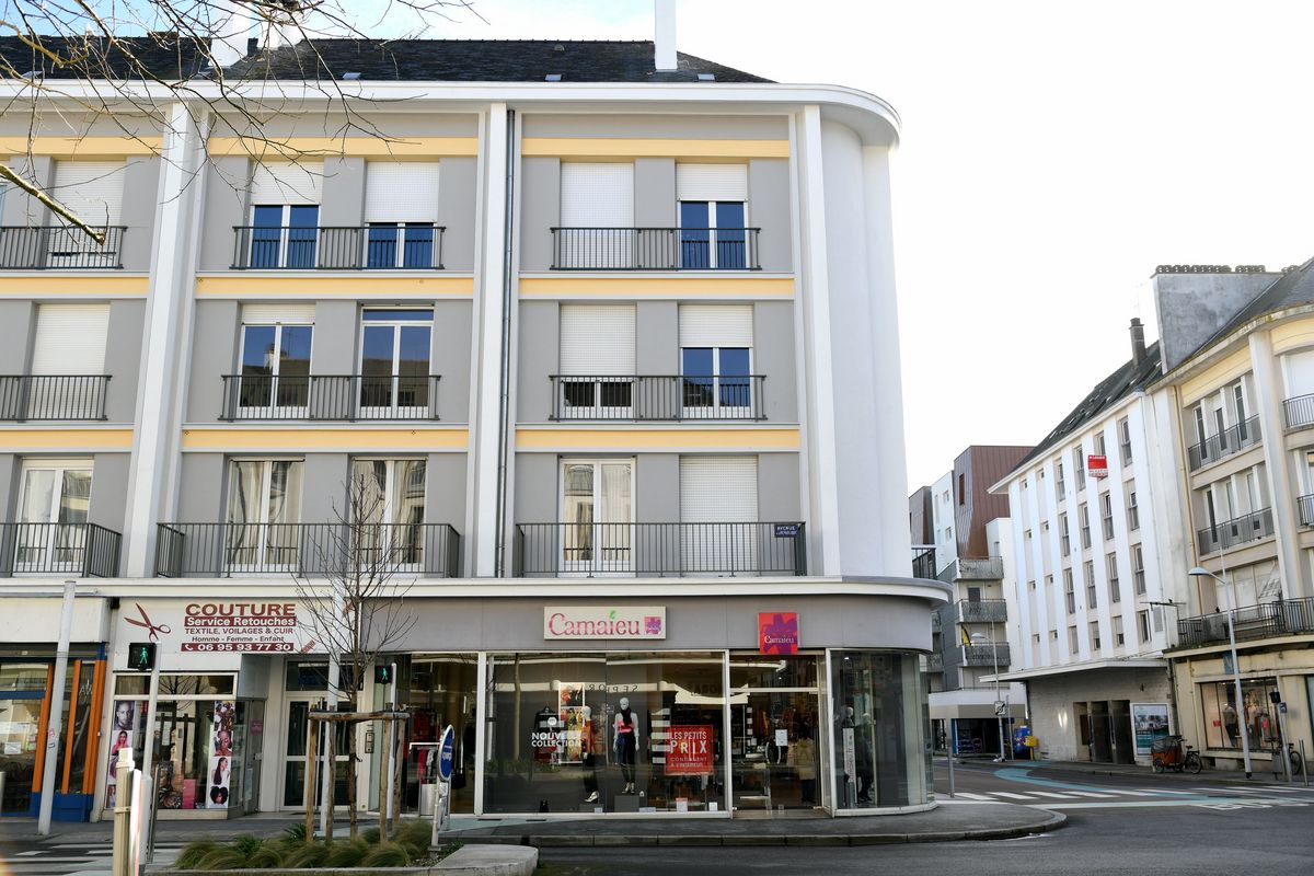 Façade du 62 avenue de la République après son ravalement.